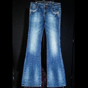 Decorative Pocket Jeans